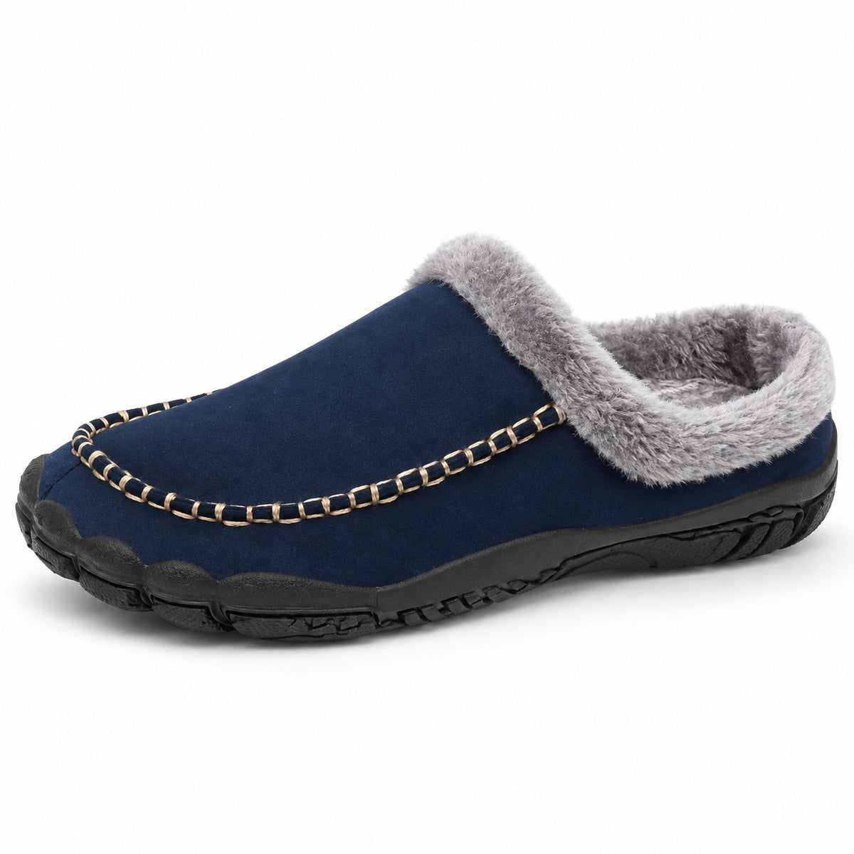 Rory – Unisex Comfort Slippers in BLUE