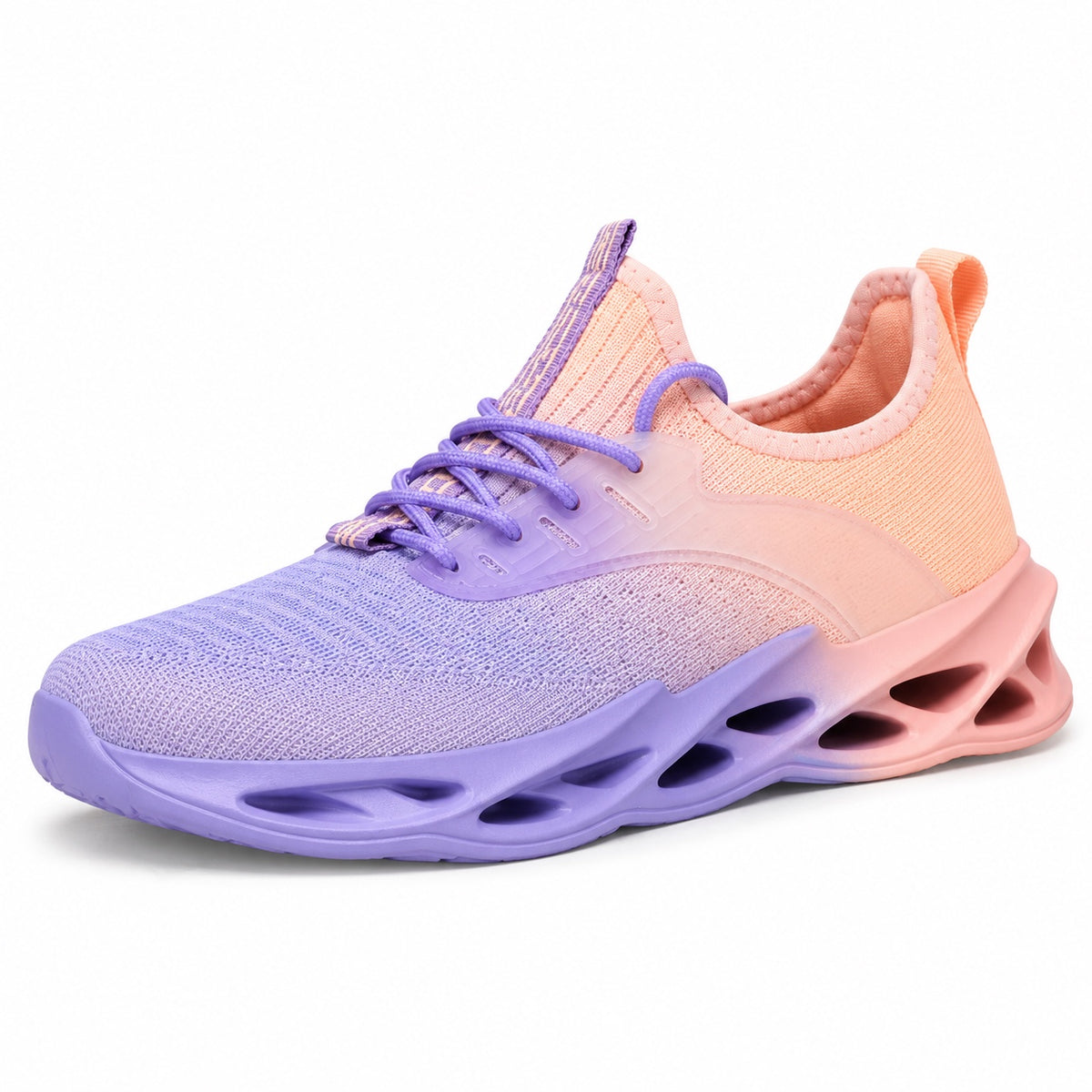 Rosalie – Women's Non-Slip Sneakers in Orange and Purple
