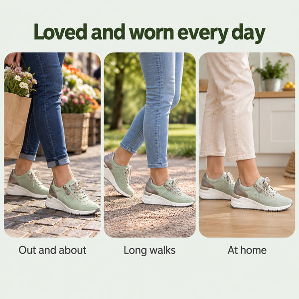 Rosemarie – Women's Orthopedic Sneakers, worn every day