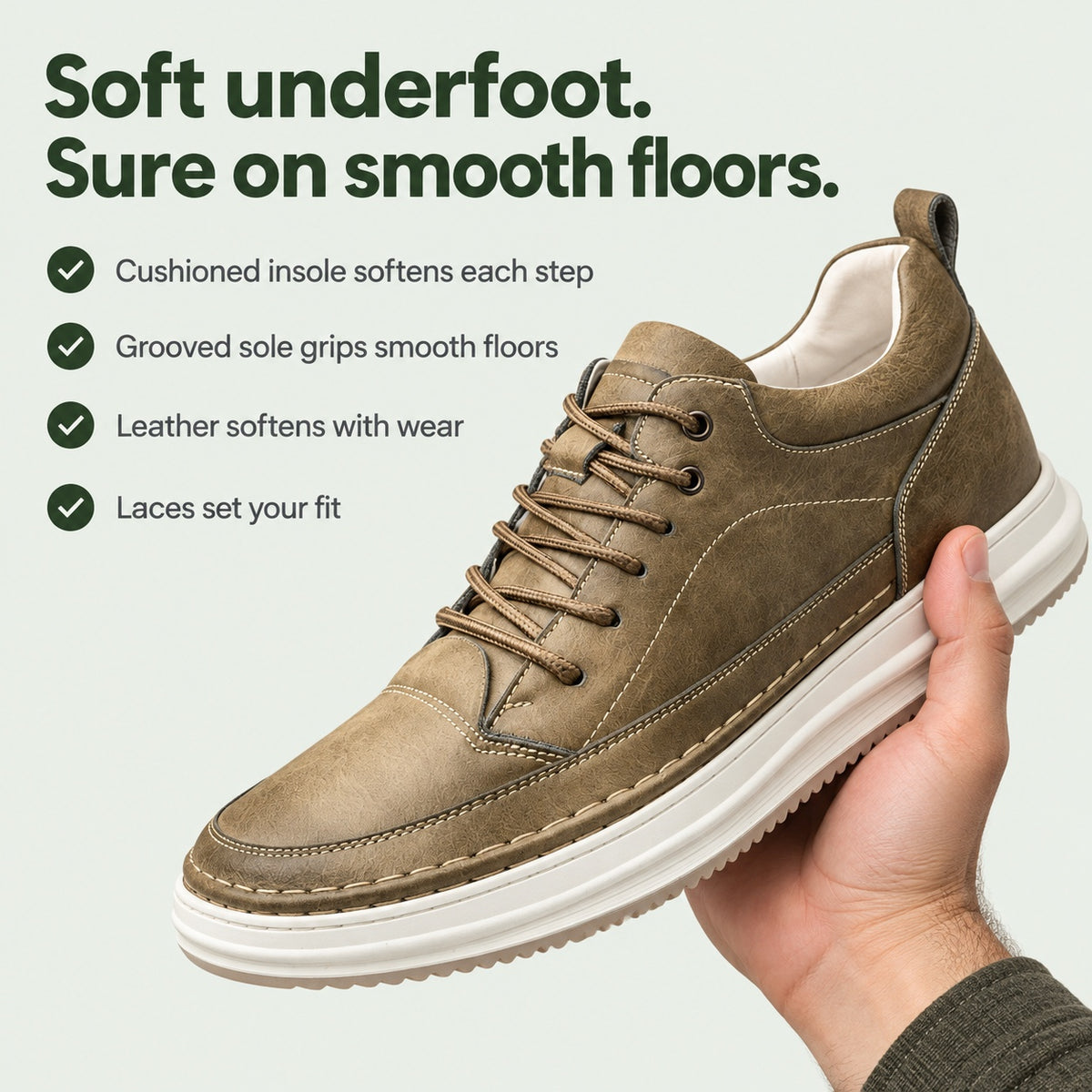 Rudolph – Men's Walking Sneakers, key benefits