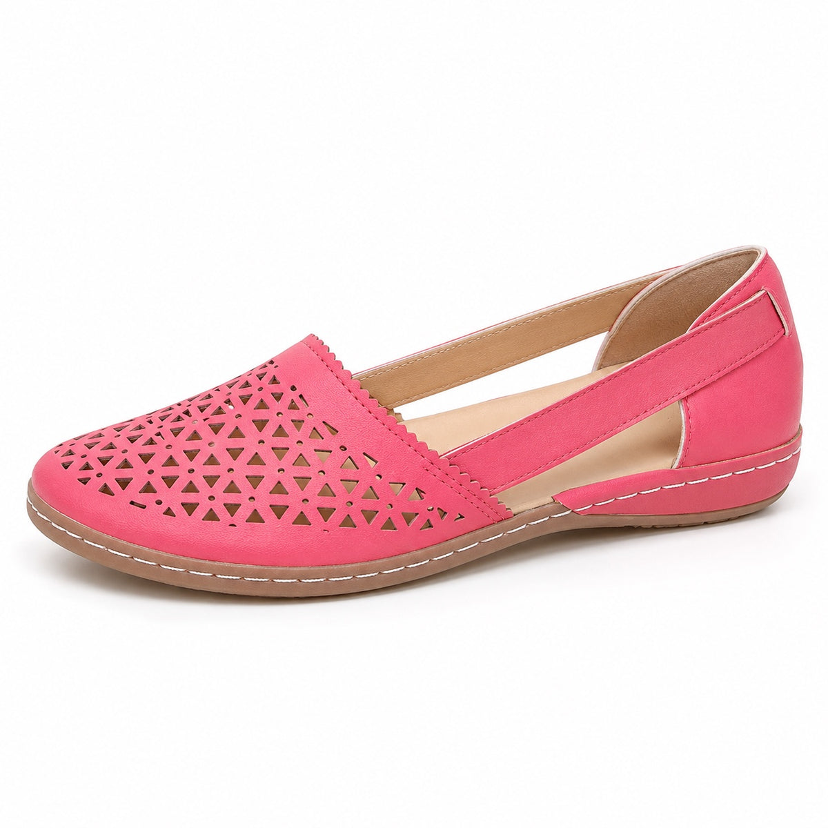 Ruiz – Unisex Orthopedic Shoes in Rose Red