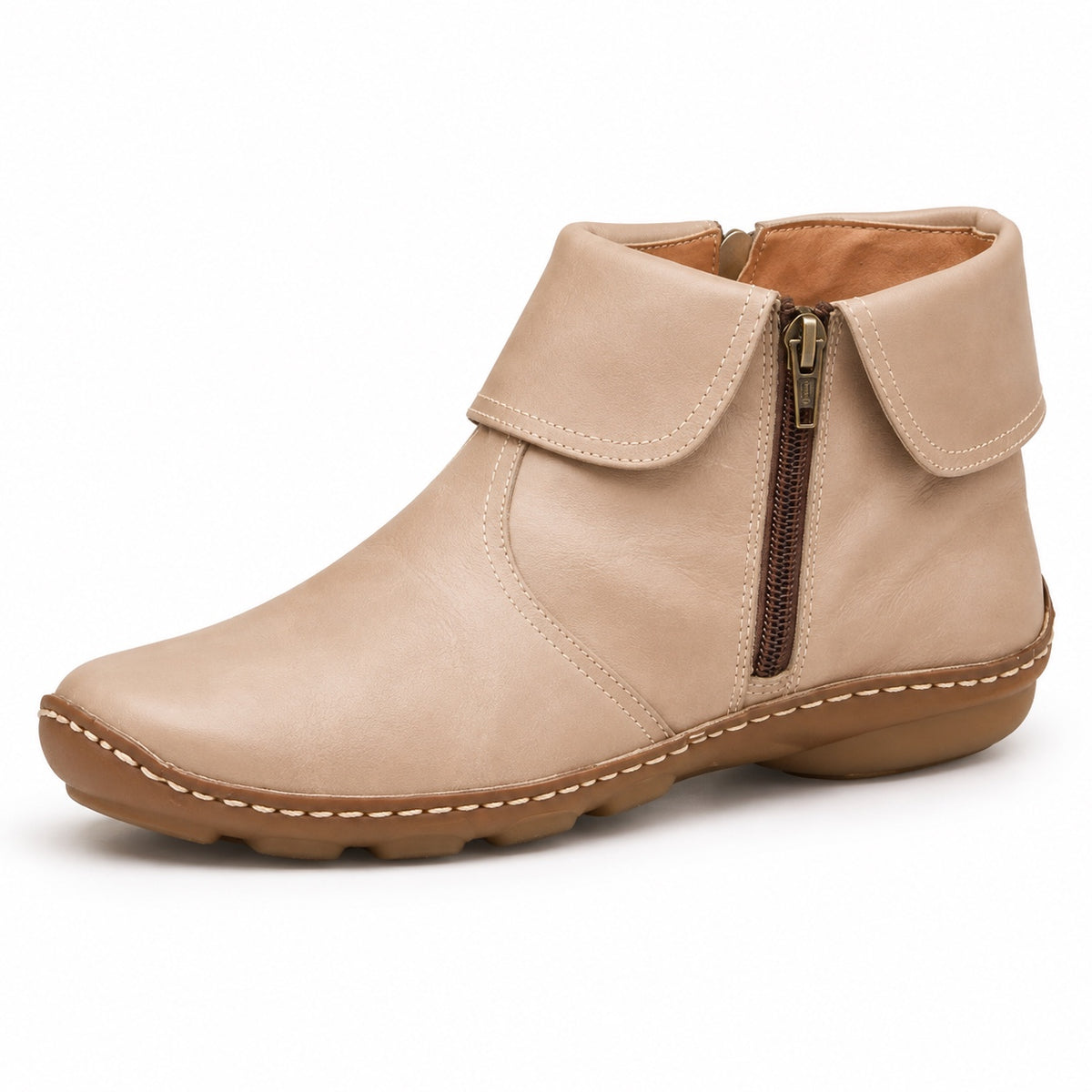 Ruth – Women's Comfort Boots in Beige