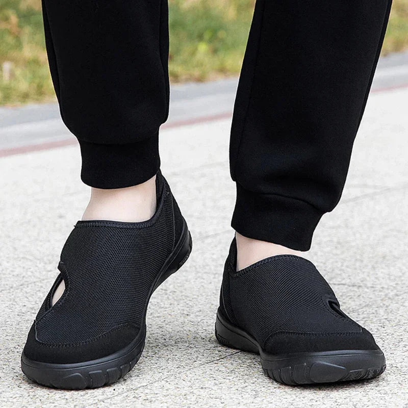 Women's Lightweight Wide Fit Slip-On Comfort Sneakers