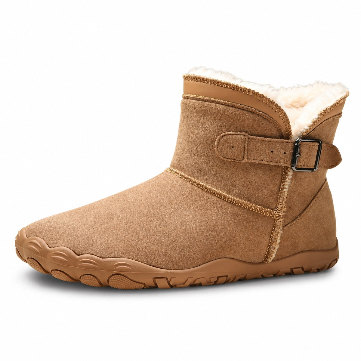 Saunders – Unisex Comfort Boots in Brown