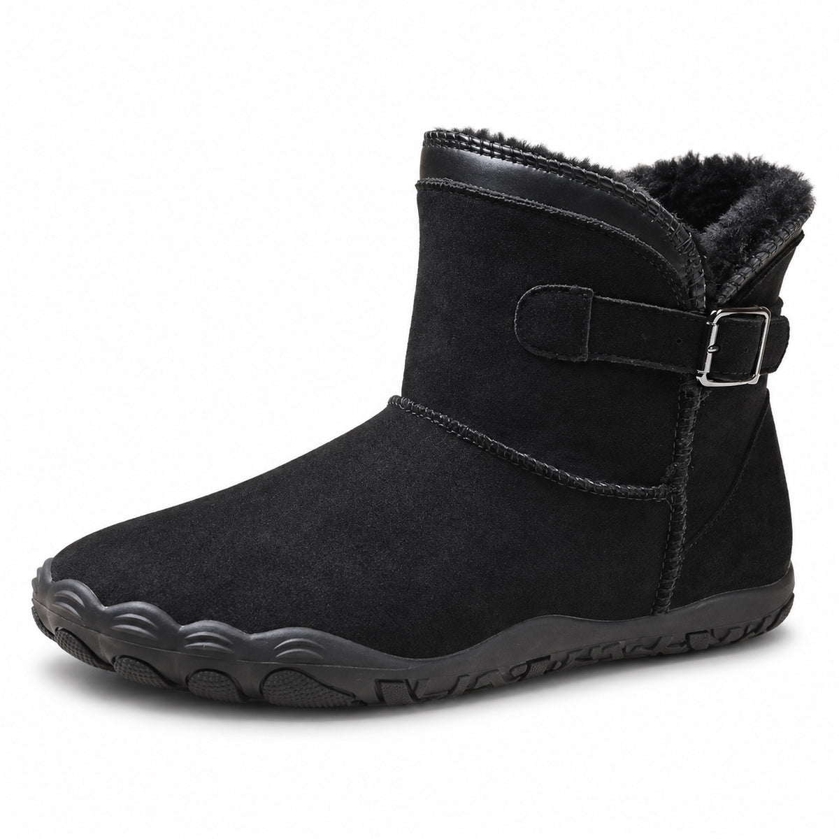 Saunders – Unisex Comfort Boots in Black