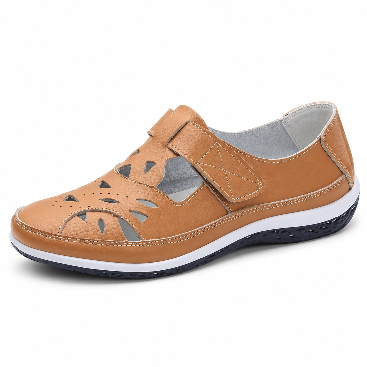 Shaw – Unisex Wide Toe Box Sandals in brown