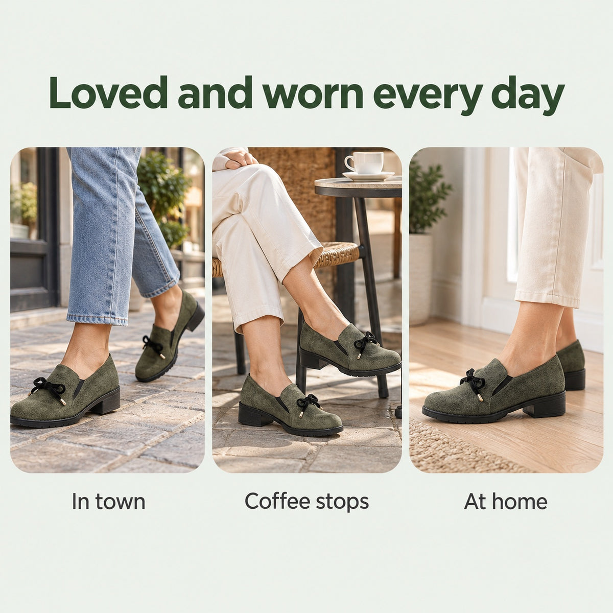 Smith – Unisex Slip-On Loafers, worn every day