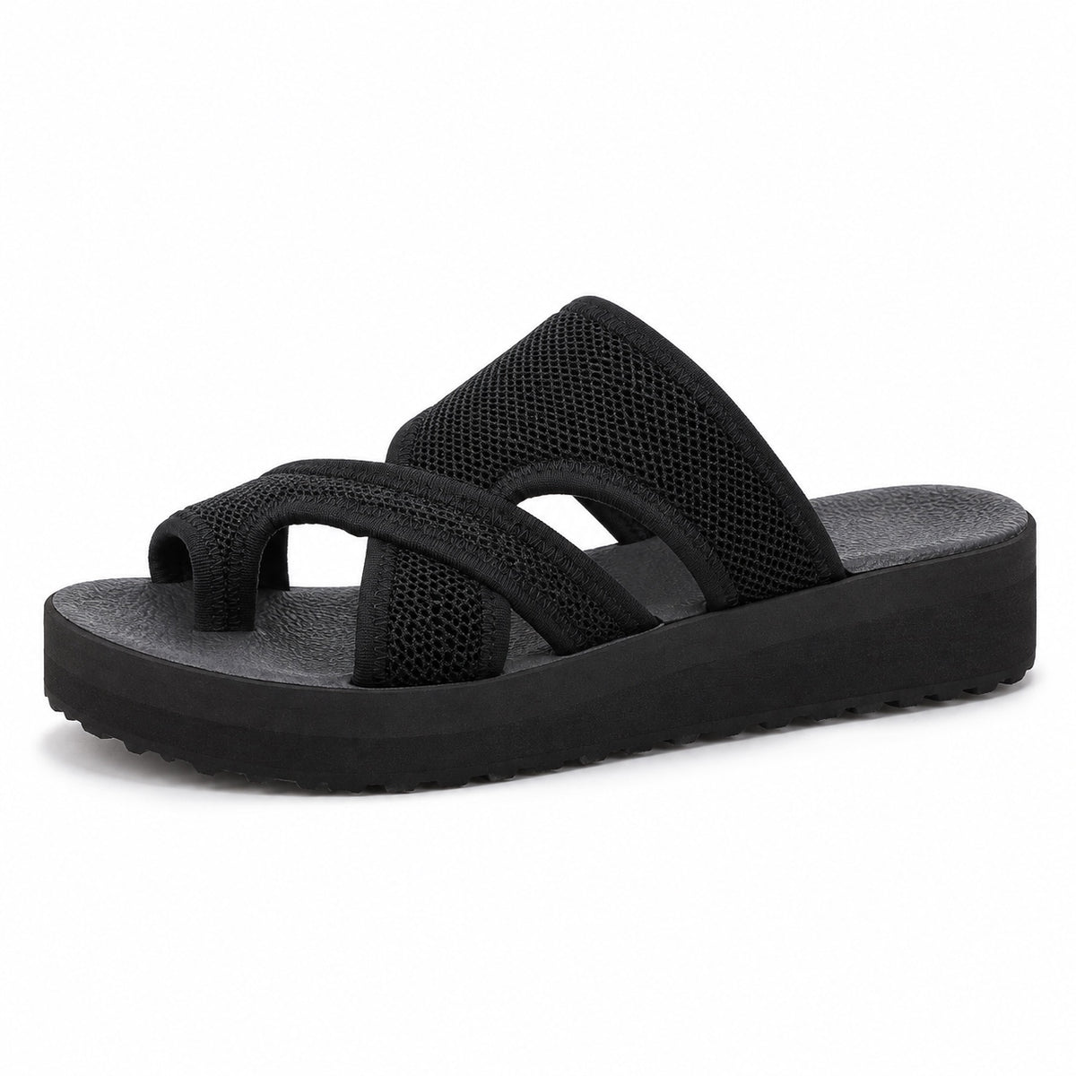 Sonja – Women's Wide Toe Box Sandals in Black