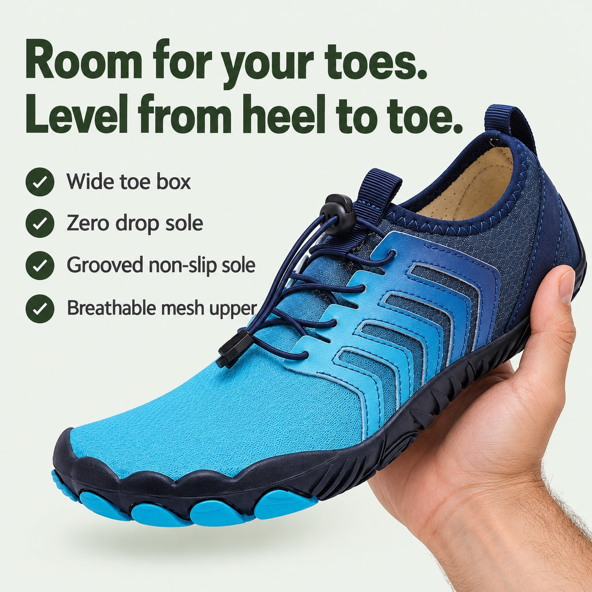 Steele – Unisex Barefoot Shoes, key benefits