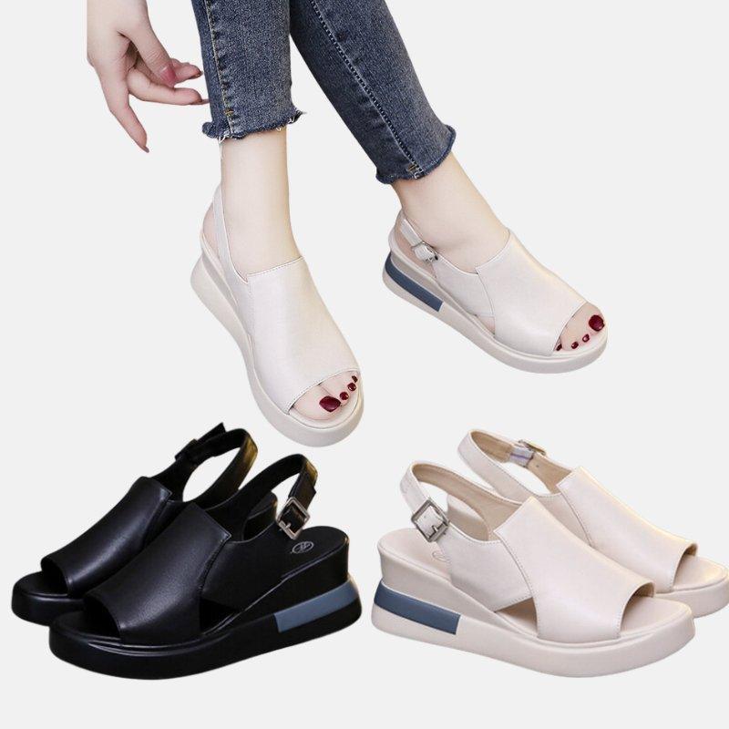 Comfortable Wedge Sandals with Thick Bottom for Women