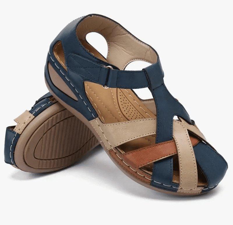 Velcro Strap Sandals for Bunions - Wide Fit, Cushioned Arch Support