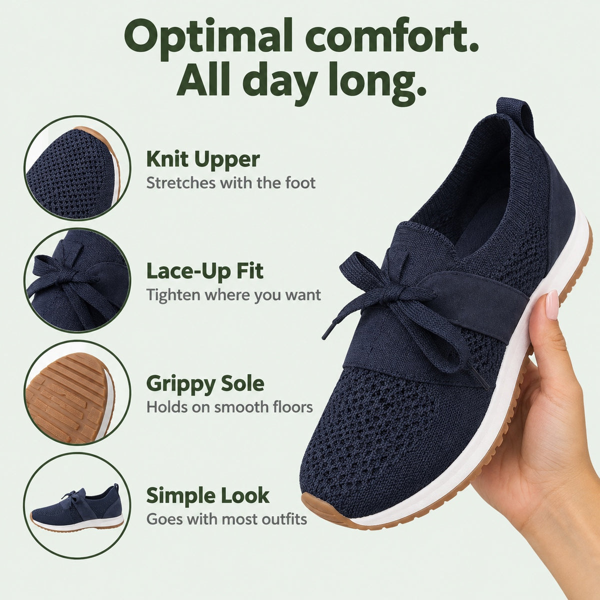 Tami – Women's Nursing Sneakers, features