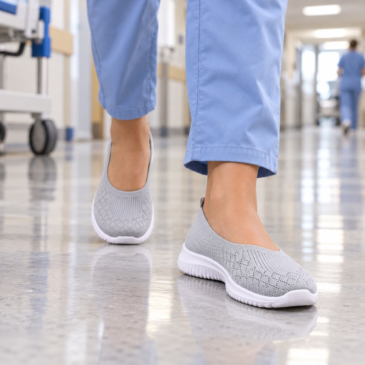 Tammy – Women's Nursing Sneakers, worn on a walk