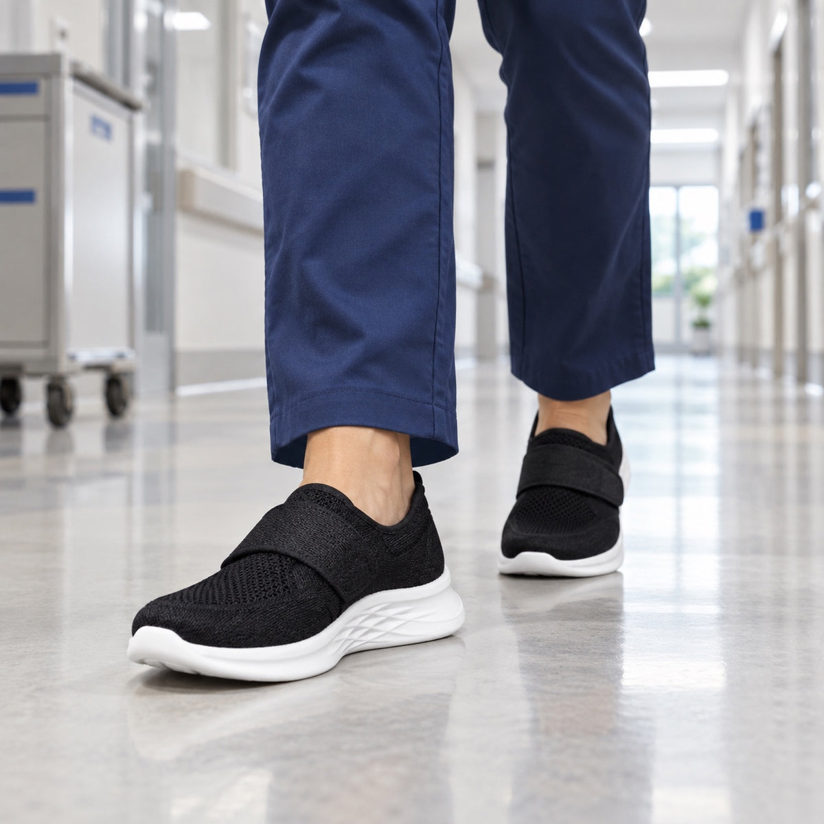 Tara – Women's Nursing Sneakers, worn on a walk