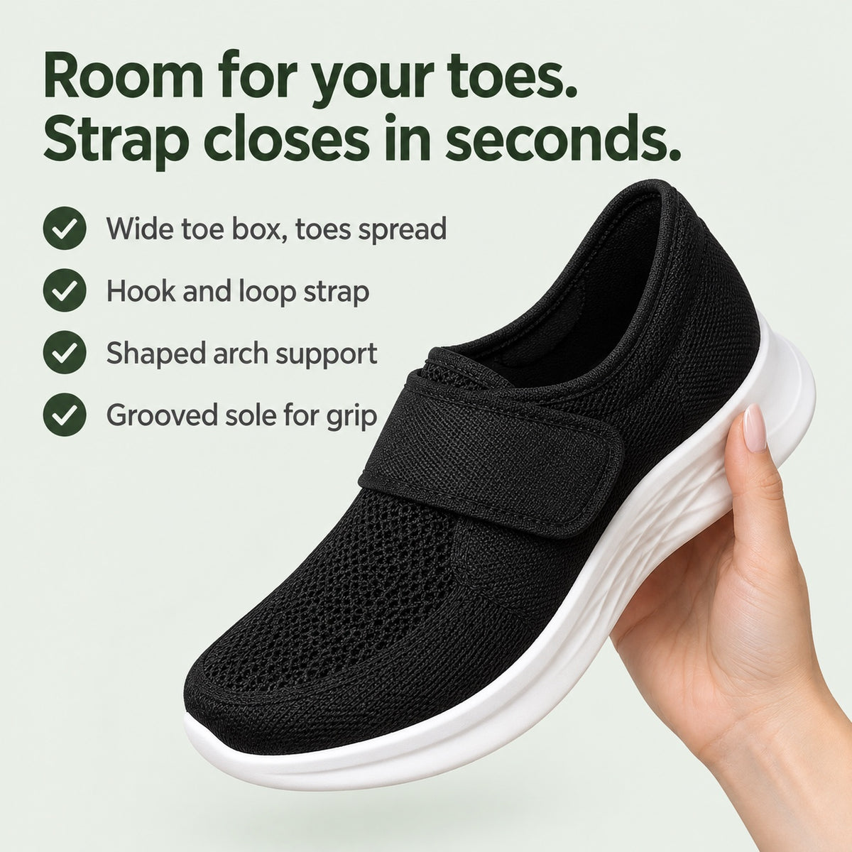 Tara – Women's Nursing Sneakers, key benefits