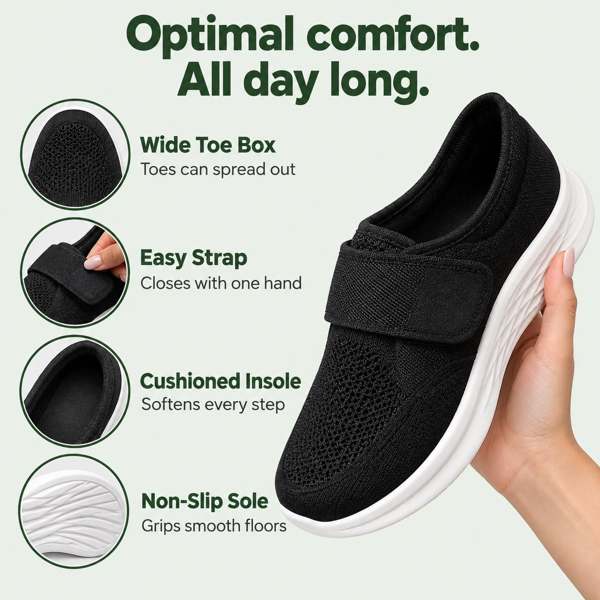Tara – Women's Nursing Sneakers, features