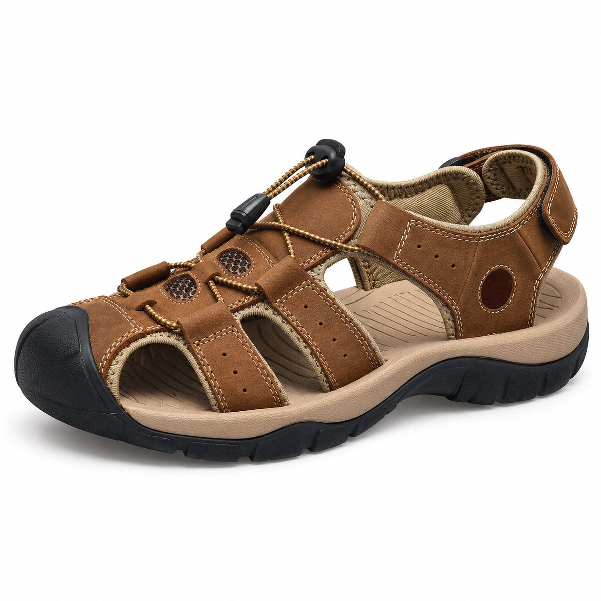 Terrence – Men's Comfortable Sandals in Brown