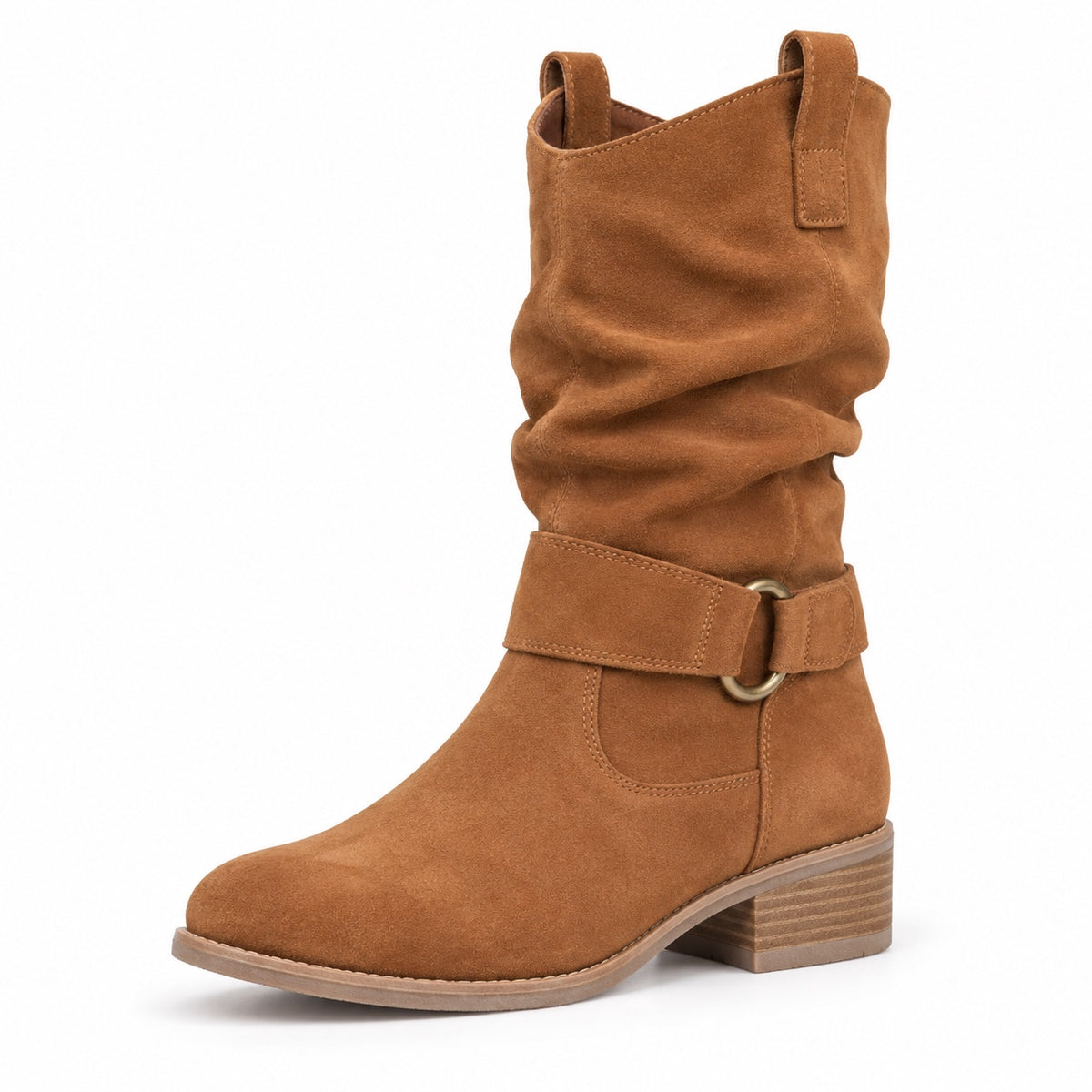 Terri – Women's Wide Calf Boots in Brown