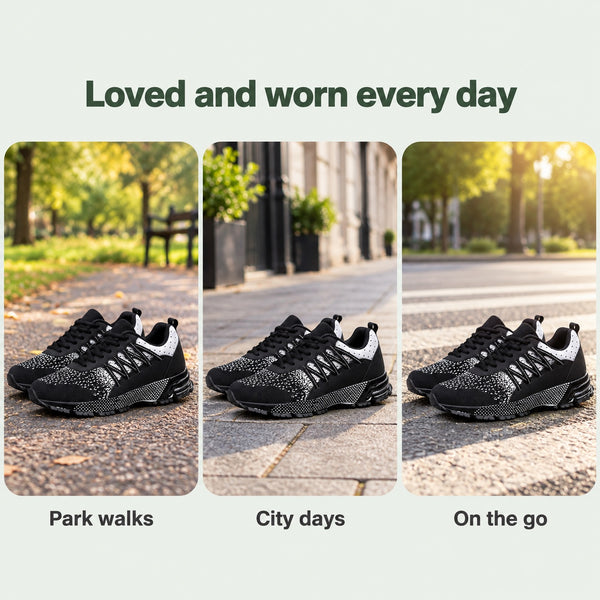 Theodore – Men's Arch Support Sneakers, worn every day