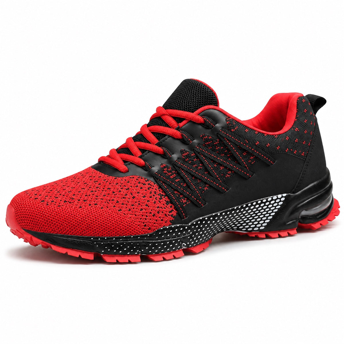 Theodore – Men's Arch Support Sneakers in Red