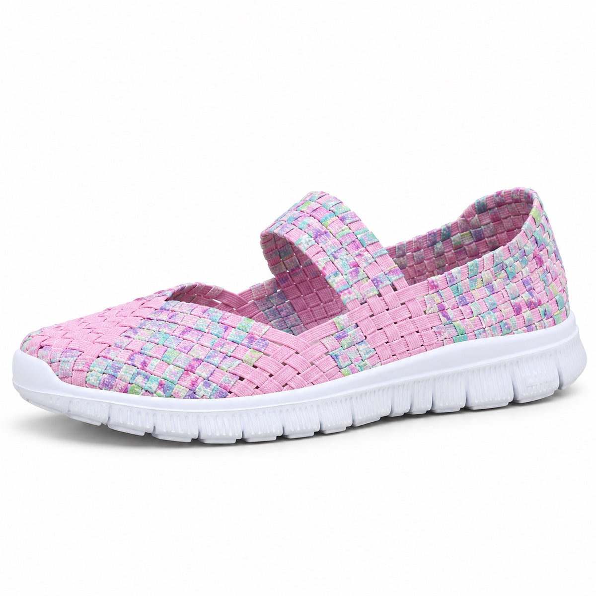 Thompson – Unisex Wide Toe Box Sneakers in Pink