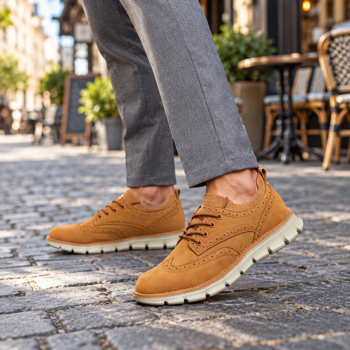 Todd – Men's Walking Sneakers, worn on a walk