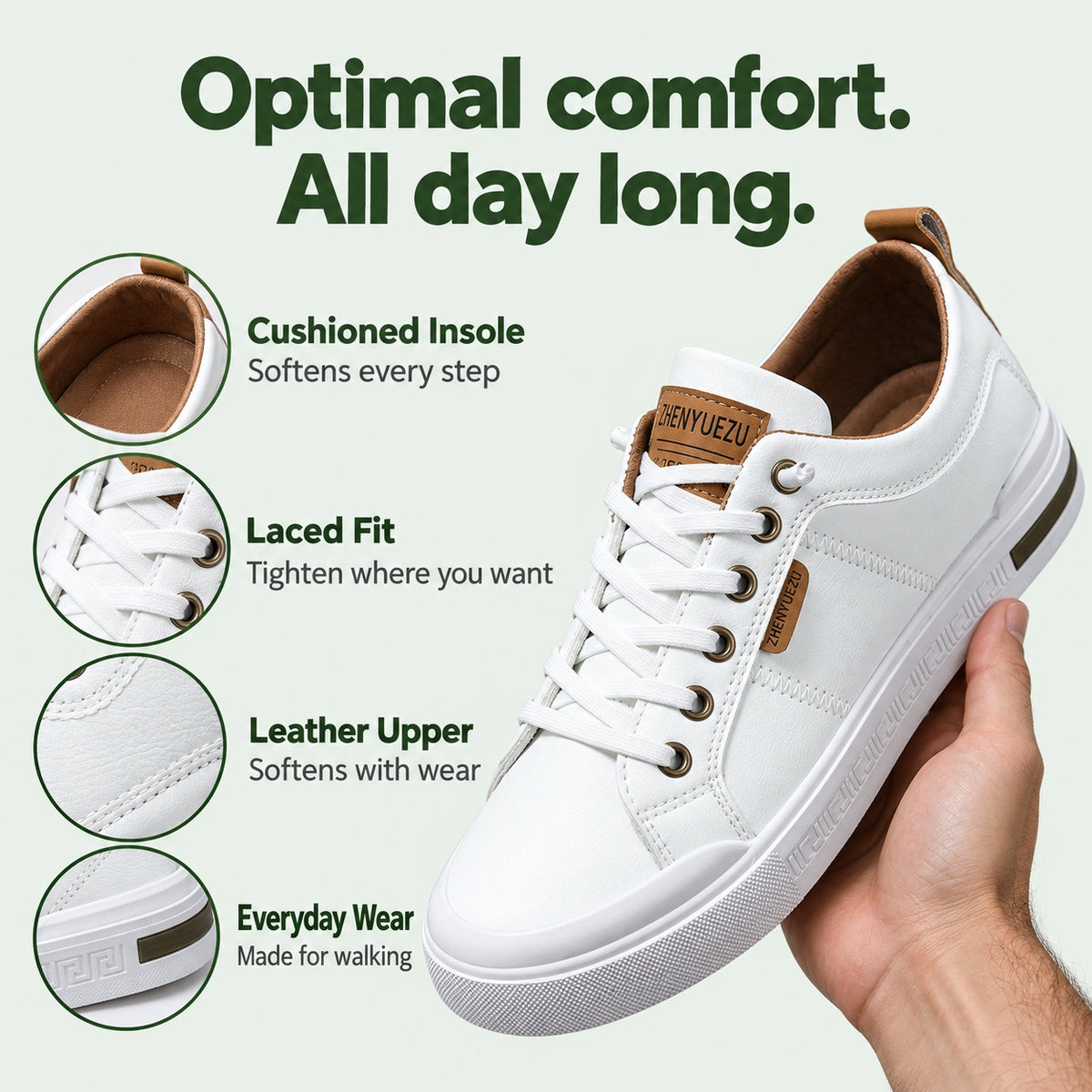 Tyrone – Men's Walking Sneakers, features
