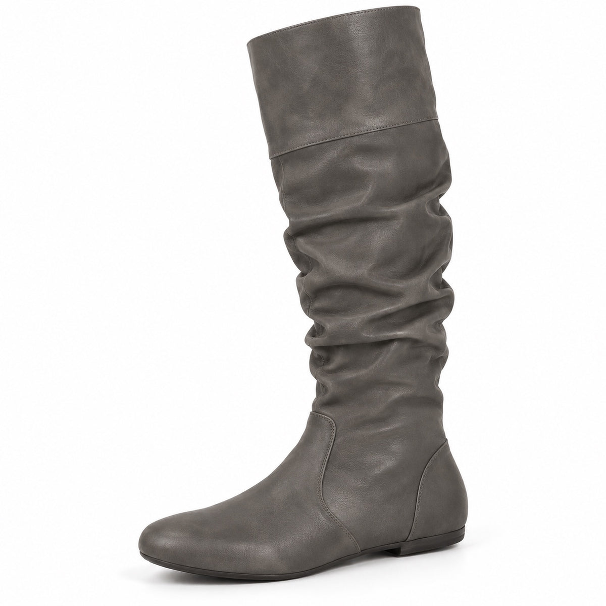 Victoria – Women's Wide Calf Boots in Gray