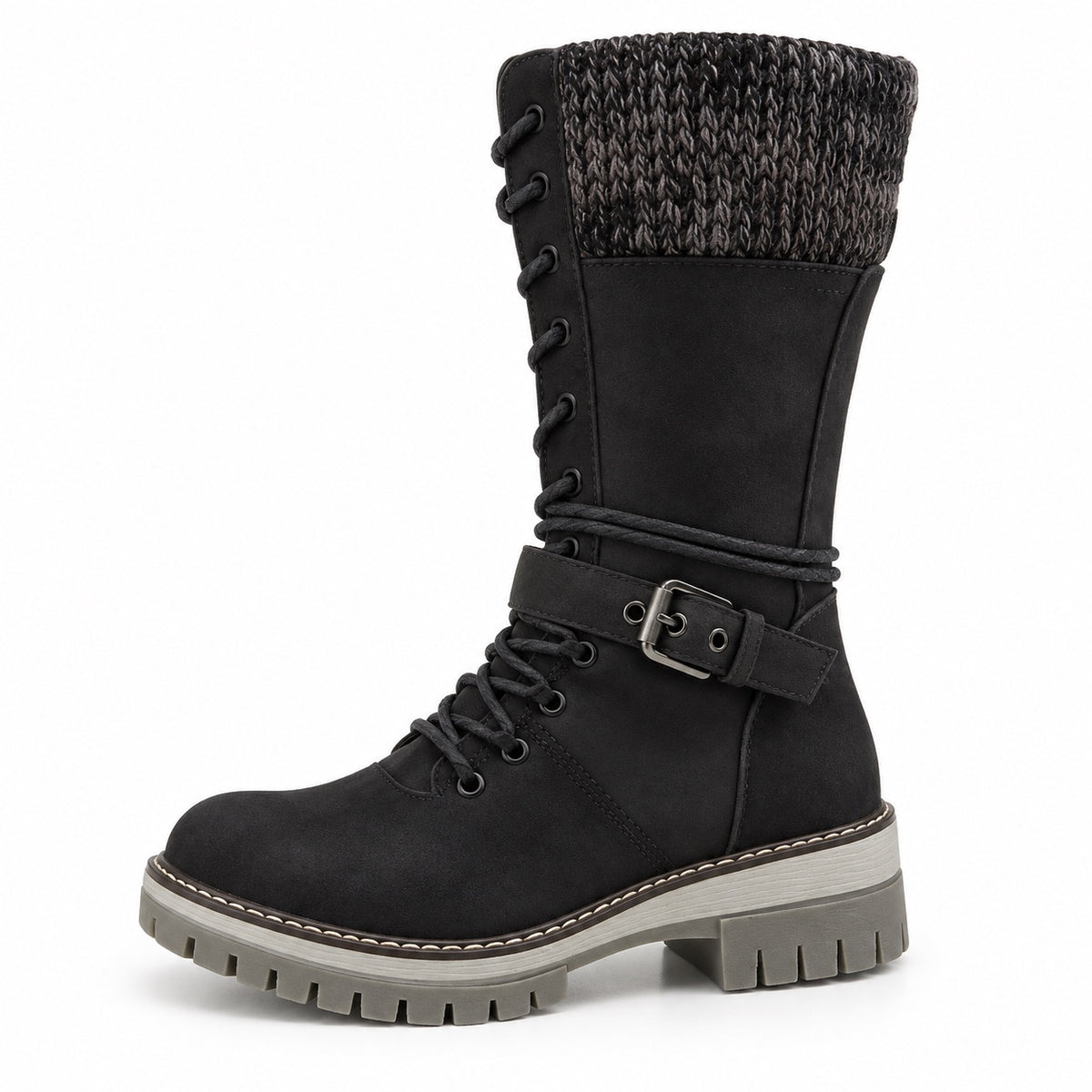 Virginia – Women's Wide Calf Boots in Black