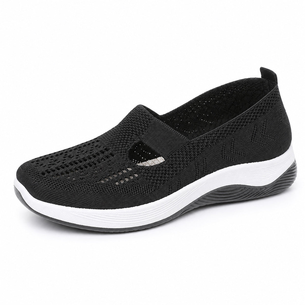 Walsh – Unisex Slip-On Shoes in Black