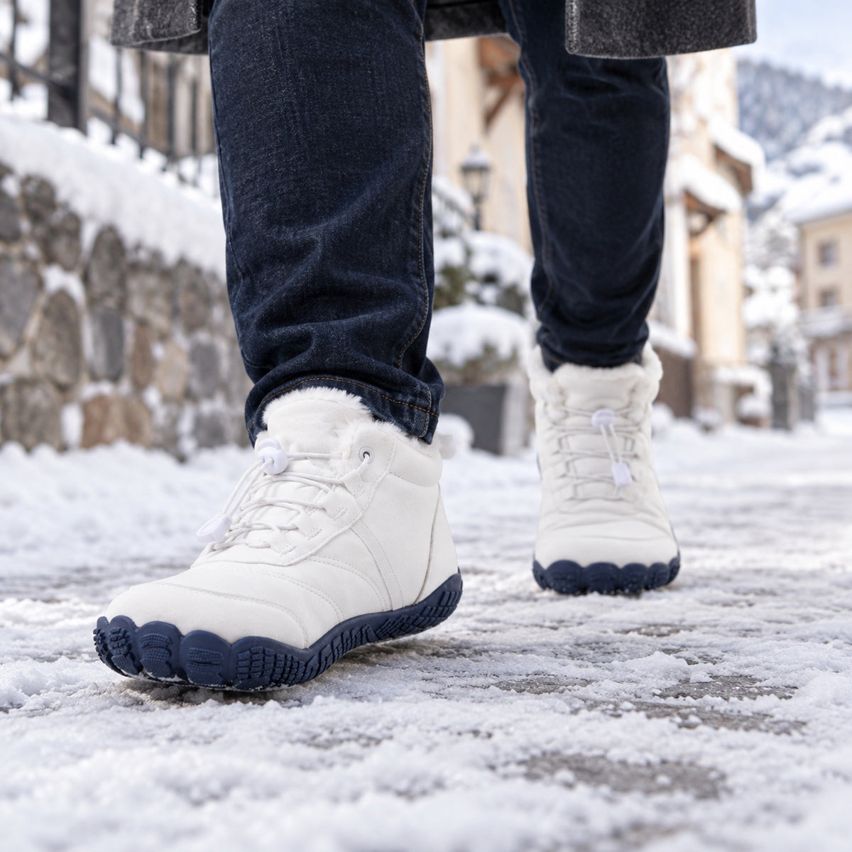 Walters – Unisex Comfort Boots, worn on a walk