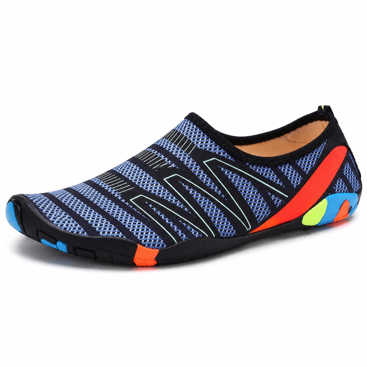 Watson – Unisex Wide Toe Box Shoes in Black gray