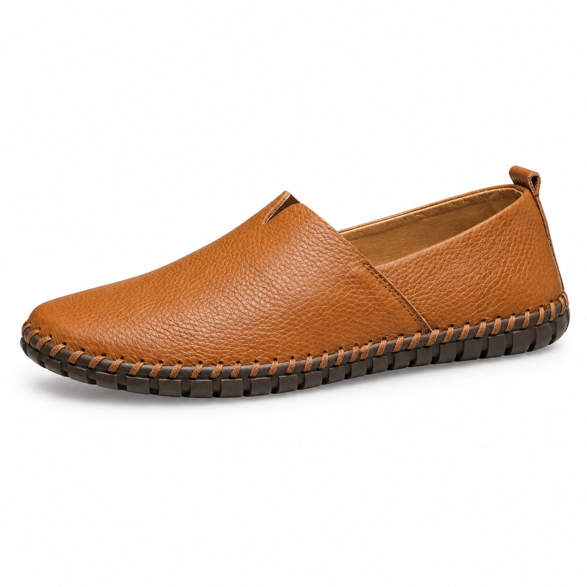 Watts – Unisex Slip-On Shoes in Brown