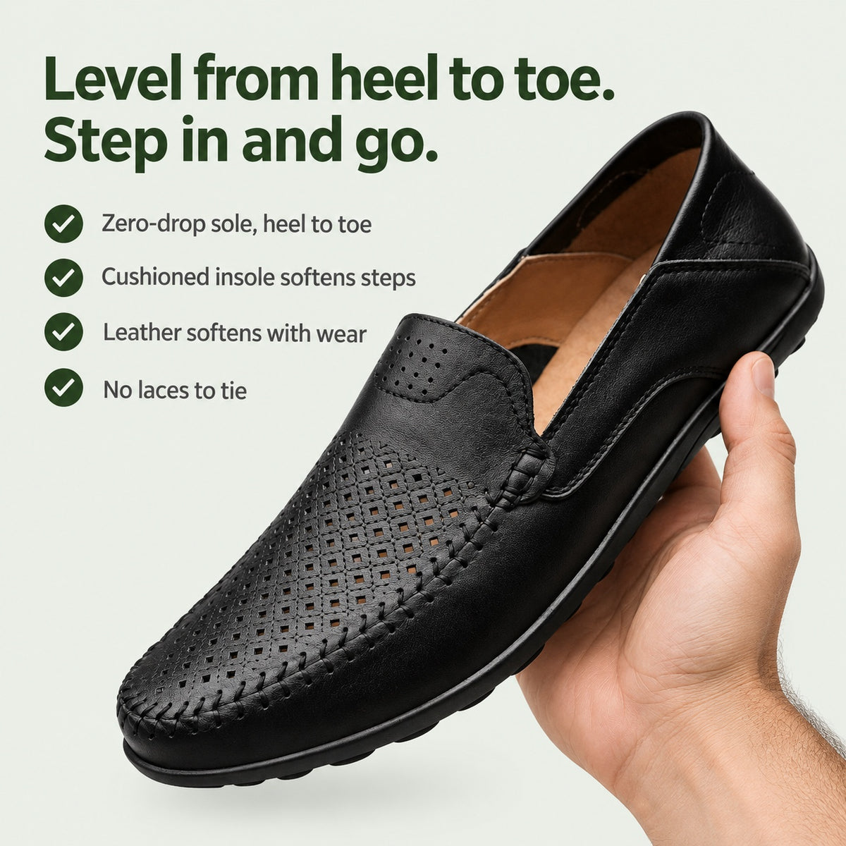 Weber – Unisex Barefoot Loafers, key benefits