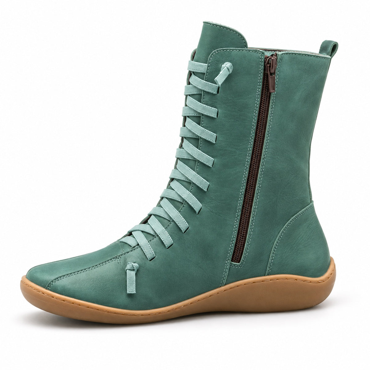 Webster – Unisex Comfort Boots in Green