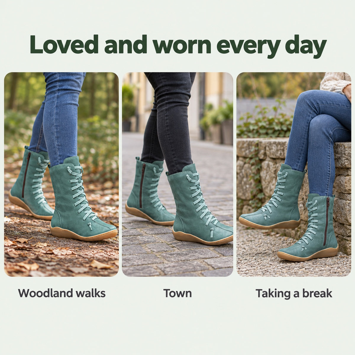Webster – Unisex Comfort Boots, worn every day