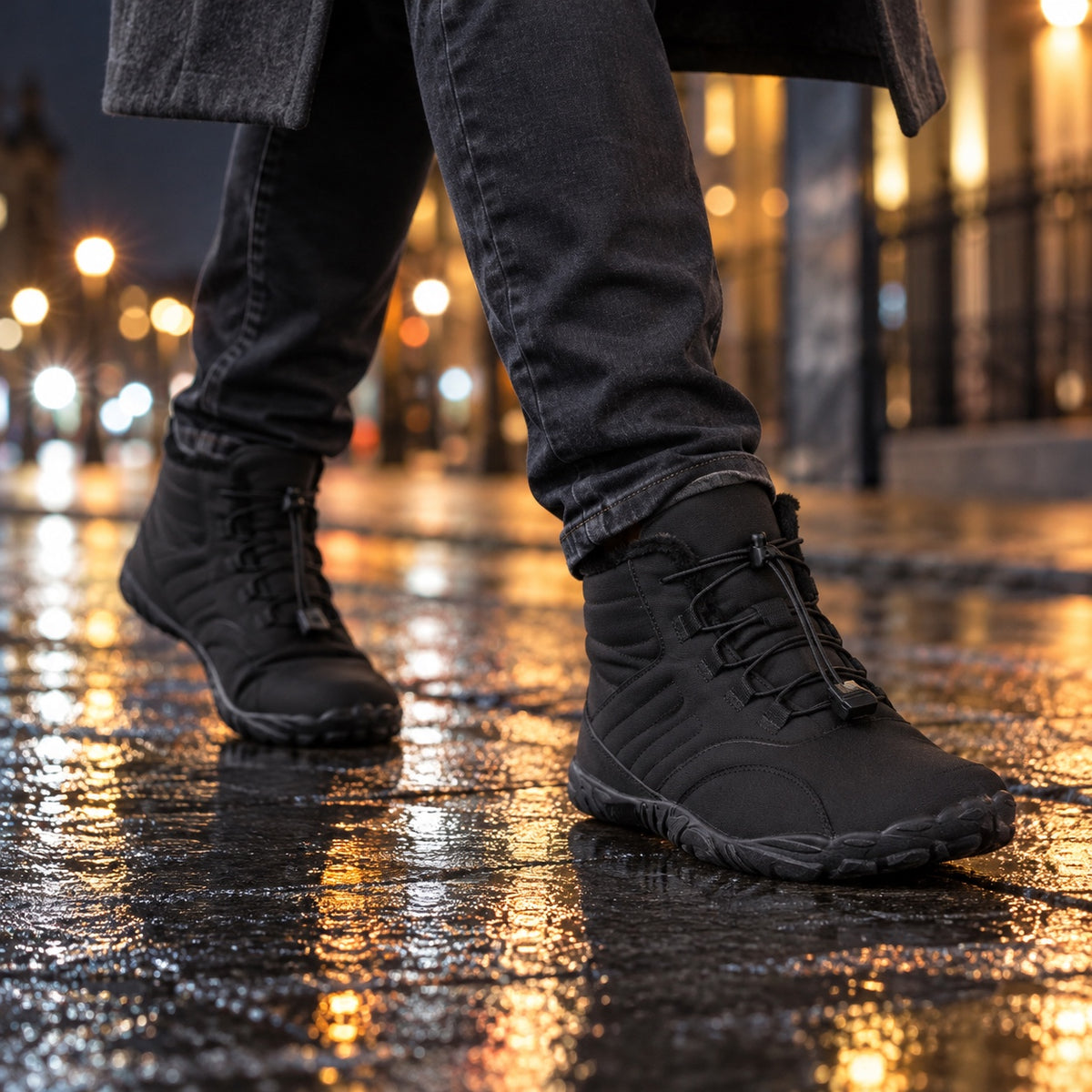 Welch – Unisex Comfort Boots, worn on a walk