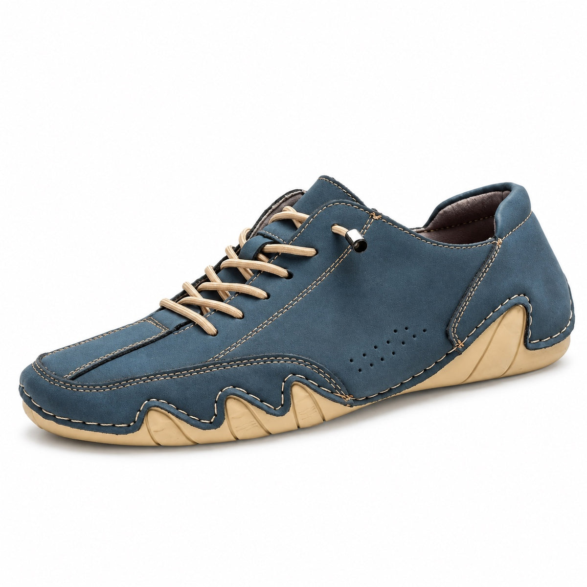 Wendell – Men's Barefoot Shoes in Blue