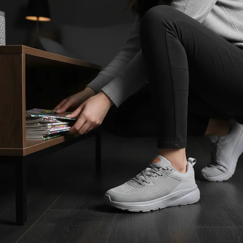 Gray – Unisex Wide Toe Box Sneakers for All-Day Comfort