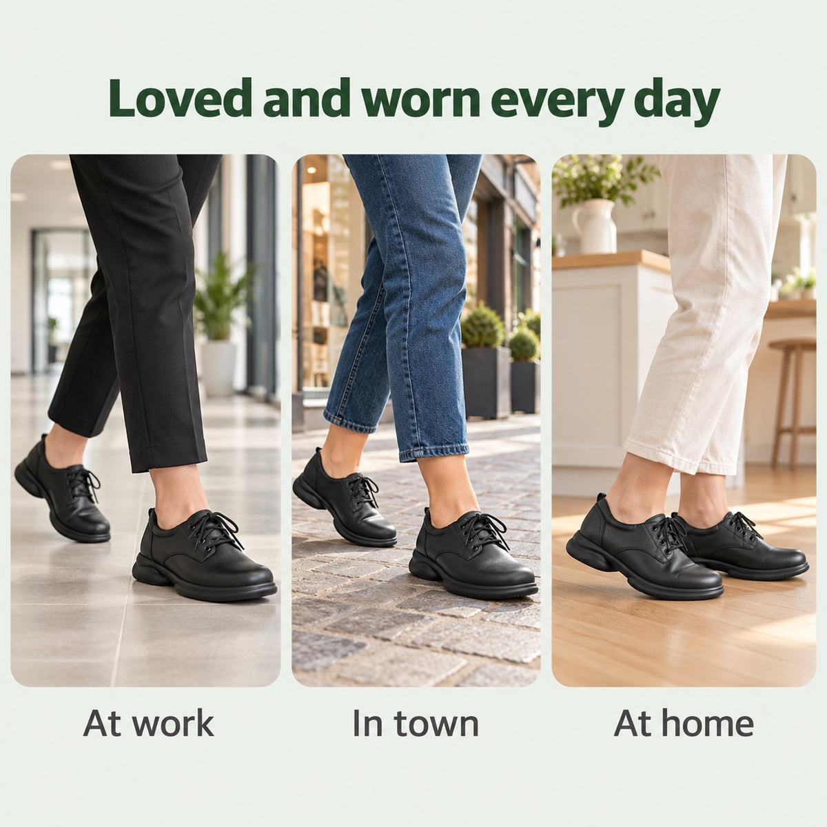 Winifred – Women's Wide Toe Box Shoes, worn every day