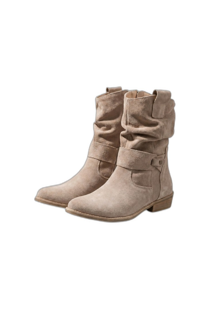 Terri – Bottes pour femmes à tige large, adaptées aux mollets forts