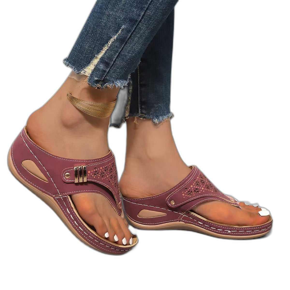 Nicole – Women's Wide Toe Box Sandals with an Adjustable Fit
