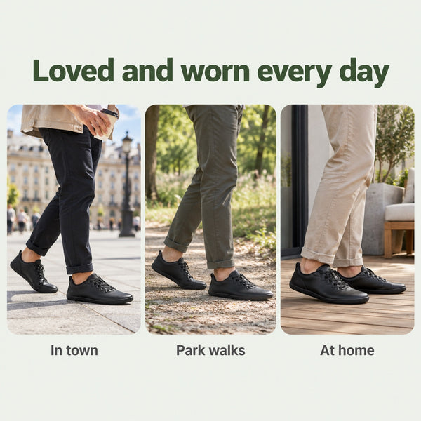Wyatt – Unisex Barefoot Shoes, worn every day